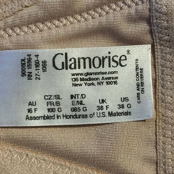 GLAMORISE‎ bra- size 38G - Picture 8 of 8